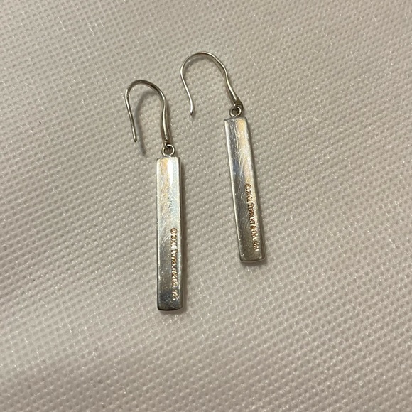 Authentic TIFFANY & CO BAR Earrings - Picture 4 of 5
